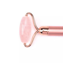 Load image into Gallery viewer, 2 in 1 Vibrating Rose Quartz Jade Roller